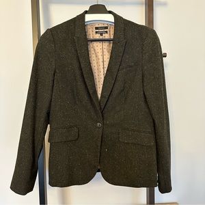 RW&Co Green Knit Blazer
